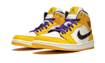 Кроссовки Nike Air Jordan 1 Mid SE "Lakers"