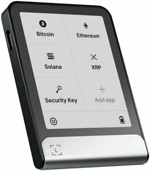 Аппаратный криптовалютный кошелёк Ledger Flex, Черный | Black
