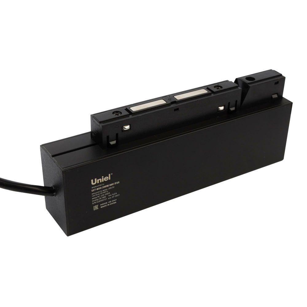UET-M50 200W/48V IP20 Блок питания для магнитного шинопровода, 200Вт, 48В. Встраиваемый. ТМ Uniel