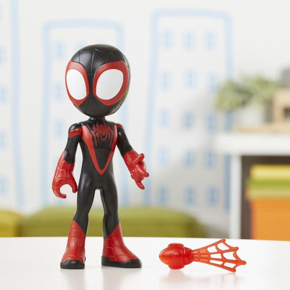 Hasbro Marvel Spidey Amazing Friends - фигурка 23 см Mega Miles Morales: Spider-Man F3988