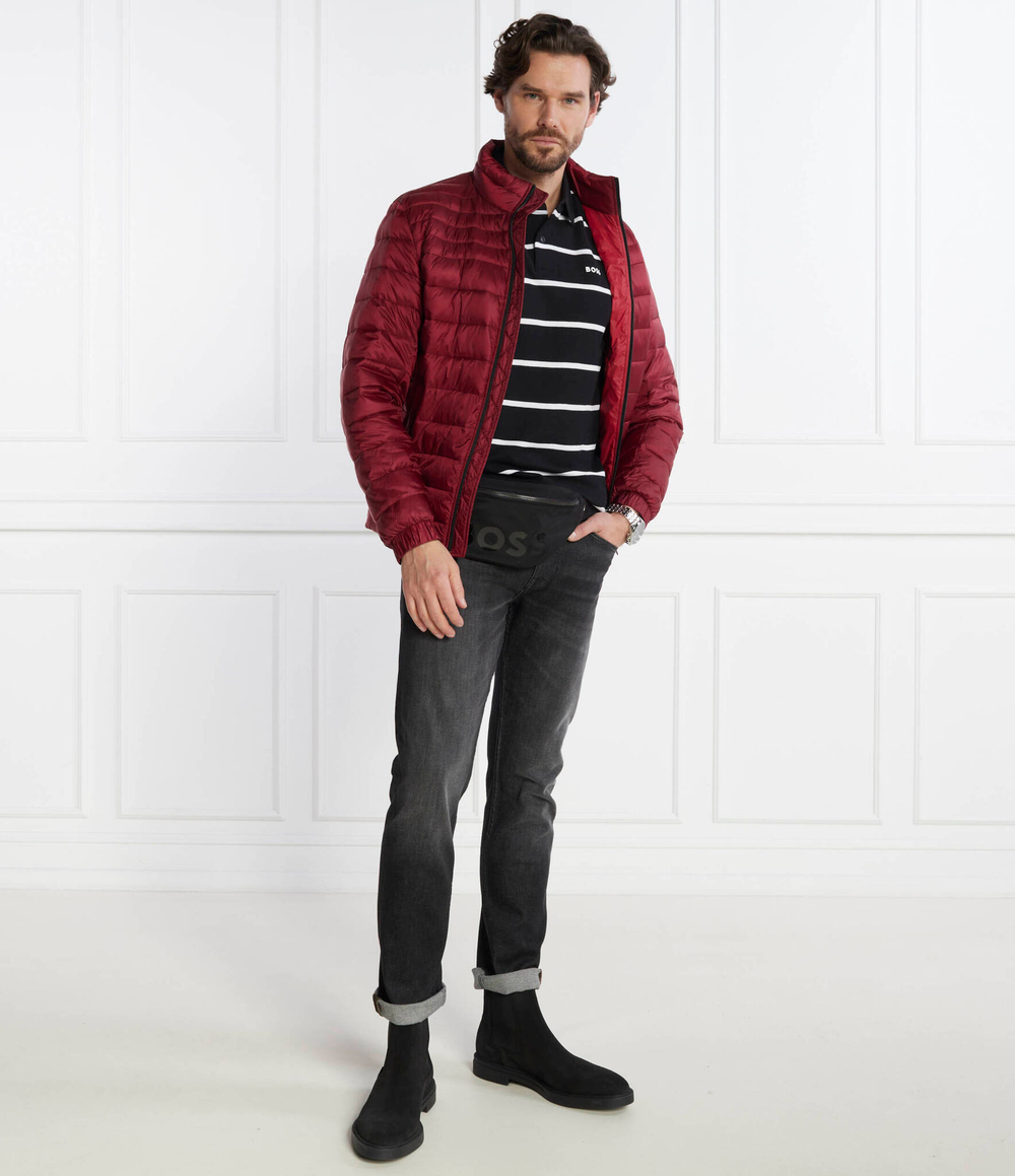 Поло PalesStripe BOSS ORANGE - черный(50508327)