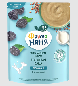 ФрутоНяня Каша гречневая с черносливом 200гр
