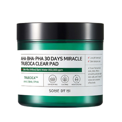 Some By Mi AHA BHA PHA 30 Days Miracle Truecica Clear Pad пэды для проблемной кожи с кислотами