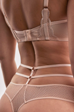 Трусики-стринги Chita с декоративными бретелями (Размер: 36) (Цвет: телесный)