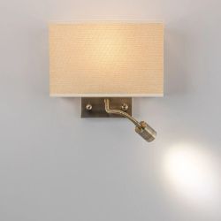 Citilux Декарт CL704303 Бра с бежевым абажуром и диммером