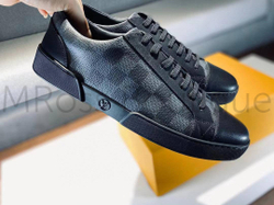 Мужские кеды Louis Vuitton Match-up Damier Graphite премиум класса