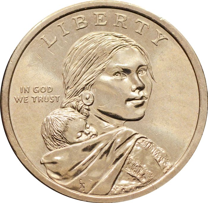 1 доллар (dollar) 2016 D США «Коренные Американцы - Индейцы-радисты»