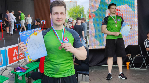 Наш сотрудник занял призовое место в турнире по армрестлингу!