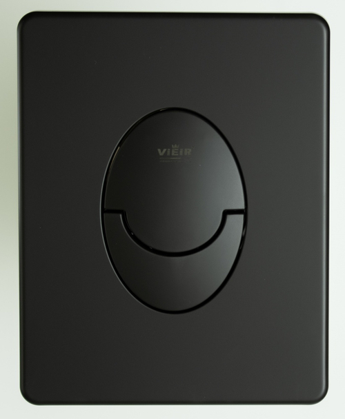 Кнопка ПНЕВМА. для инсталляции с ОВАЛ. клав.  ▊ (ЧЕРНЫЙ)  ViEiR  (20/1шт)