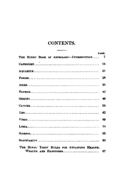 The Hindu book of astrology. Or, Yogic knowledge of the stars and planetary forces and how to control them to our advantage | Bhakti Seva