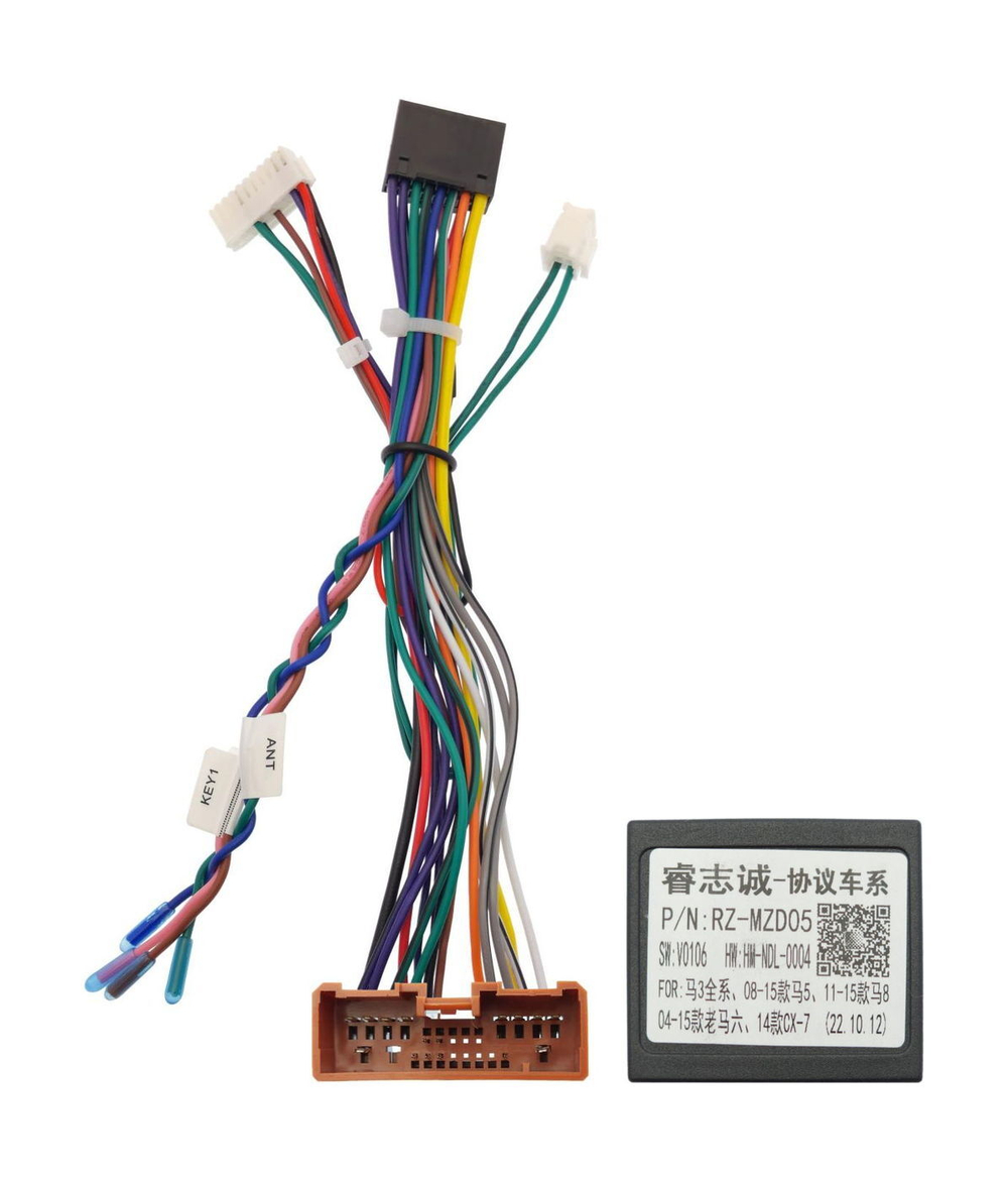 Комплект проводов Mazda 3 2003-13, CX-7 2006-12 (основной, CAN, AMP) (WS-MTMZ02)