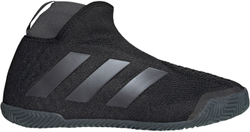 Женские Кроссовки теннисные Adidas Stycon Laceless W Clay - core black/night metallic/grey six