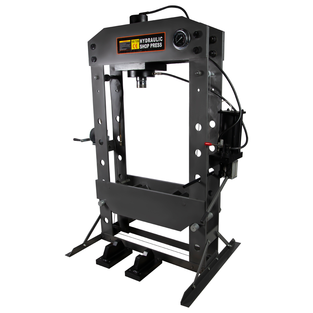 WDK-80175 Пресс напольный пневмогидравлический, 75 тонн. Ход штока 240 мм. Рабочий диапазон 0-900 мм