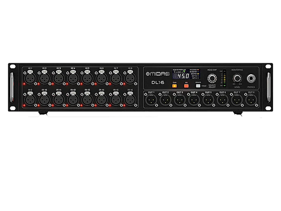 MIDAS DL16 - коммутационный блок (стейдж-бокс) для работы с микшерными консолями