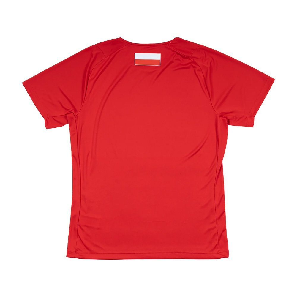 Баскетбольная футболка Adidas match T-shirt of Polish volleyball players Paris '24, red