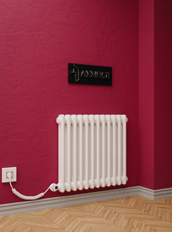 Axxinot Sentir Electric 2057 - электрический двухтрубный трубчатый радиатор высотой 570 мм