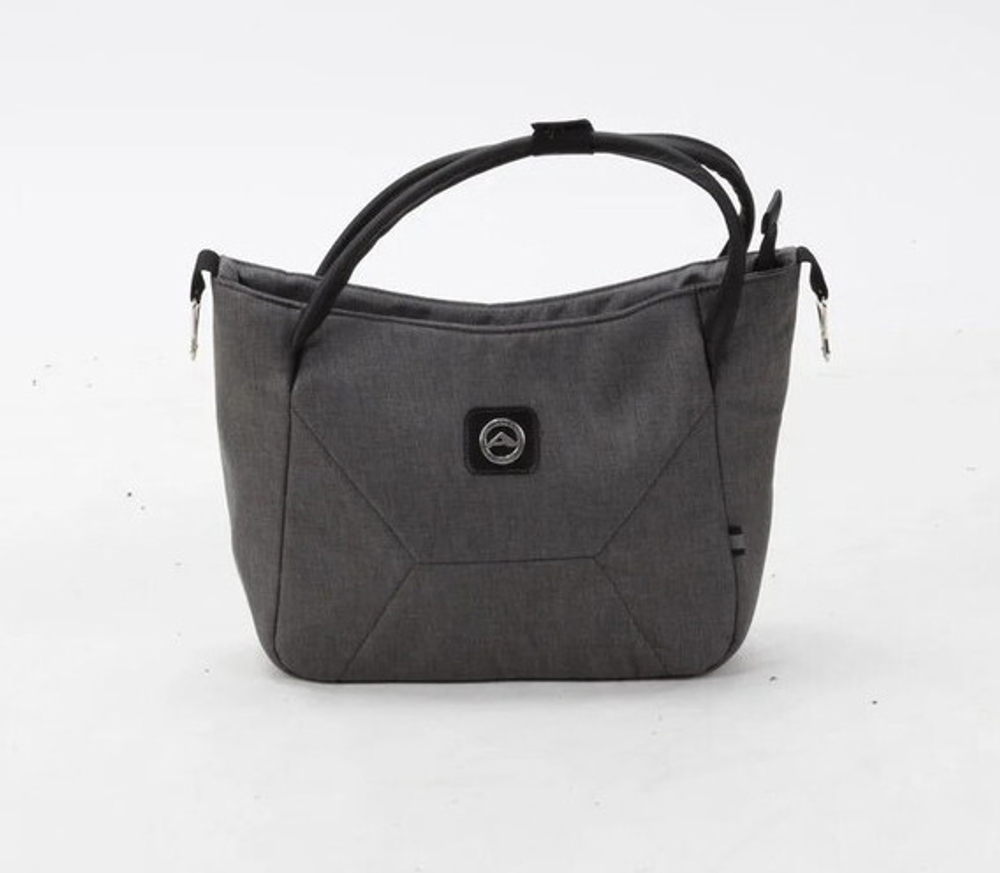 Детская коляска Adamex Mobi 2 в 1 M-PS108 Темно-серый, Кожа