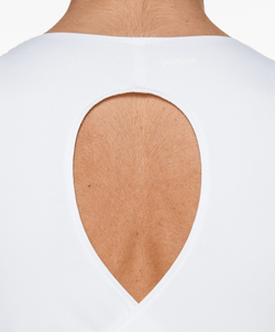 Oysho Футболка комфортлюкс с перекрестной спиной, белый