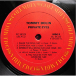 Tommy Bolin / Private Eyes (LP)