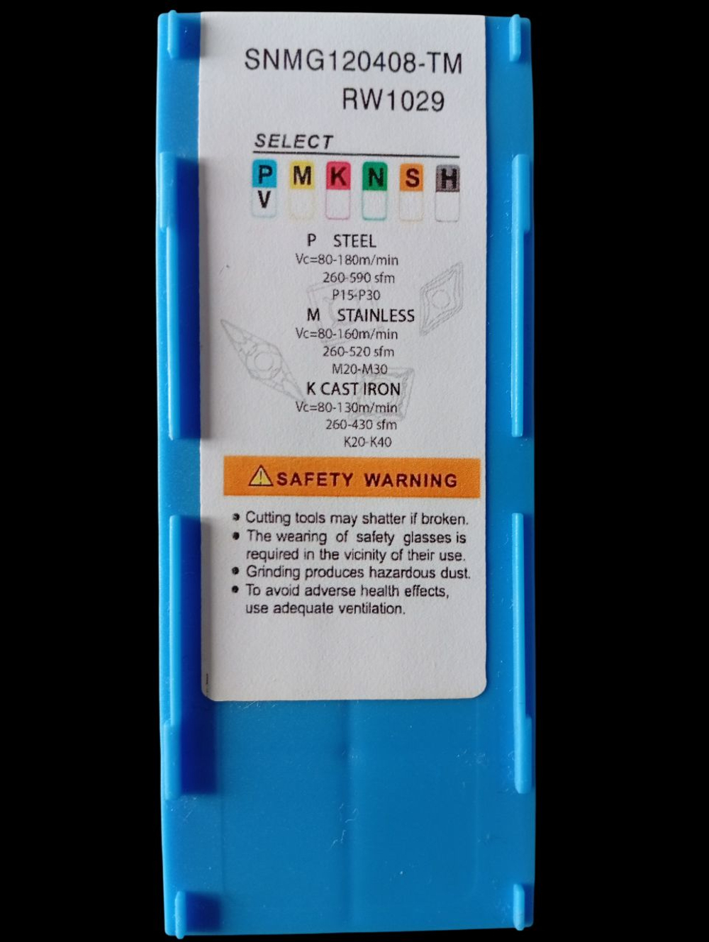Пластина токарная SNMG120408-TM RW1029
