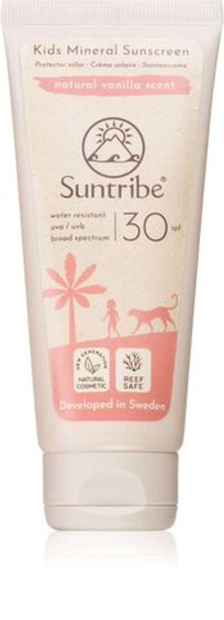 Suntribe Kids Mineral Sunscreen - минеральный защитный крем для лица и тела для детей /   100  ml  / GTIN 7350097210251