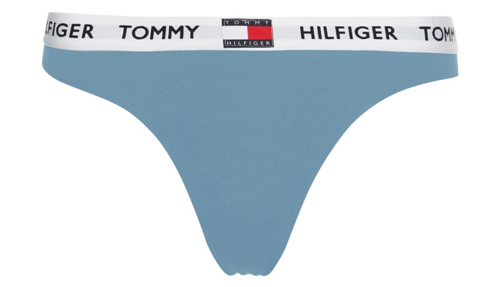 Majtki Tommy Hilfiger Thong 1P - небесный