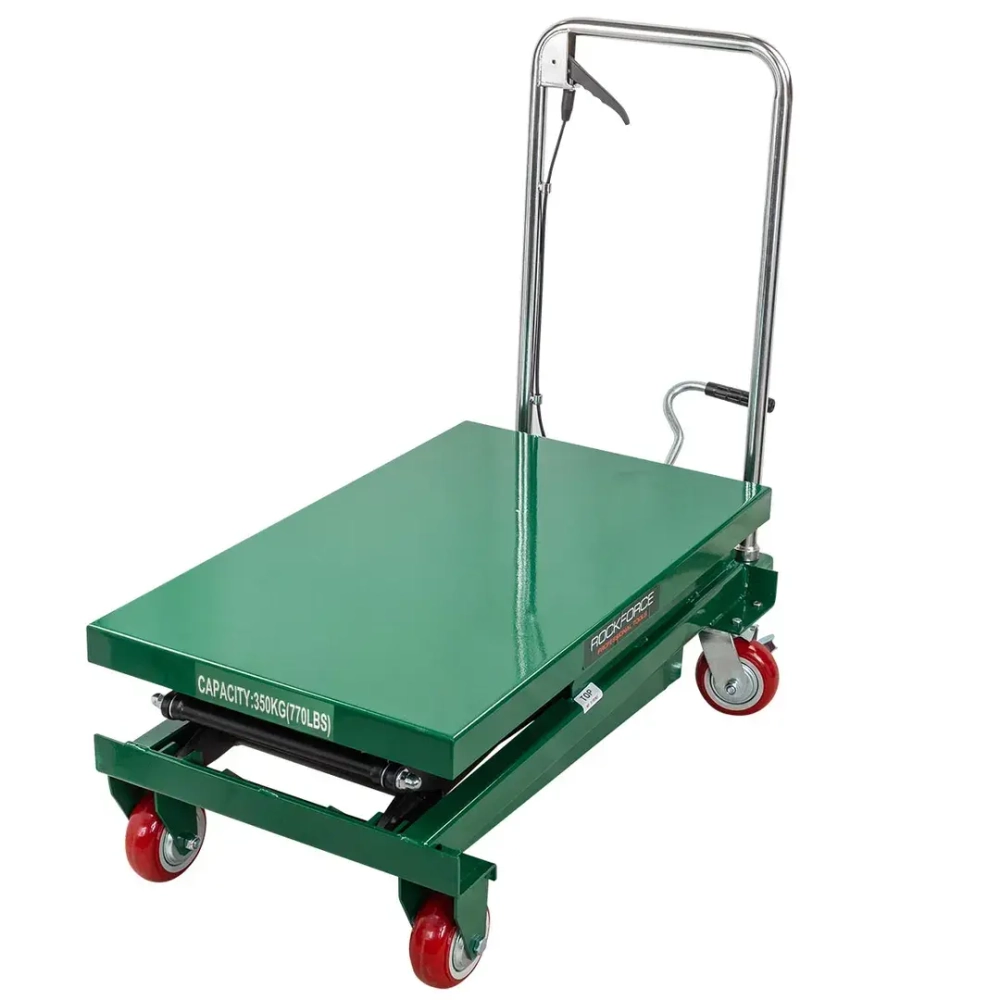 Тележка подъемная гидравлическая 350кг RockFORCE RF-SPT 350H