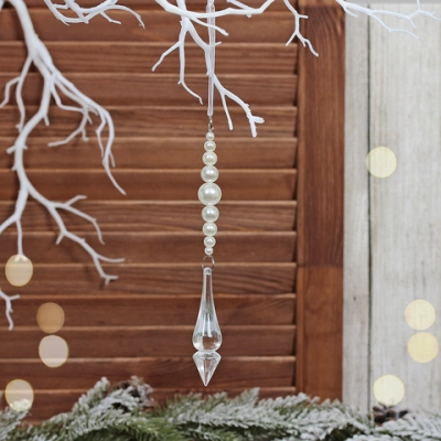 Подвеска «Ледяная ночь» 18 см, Белый