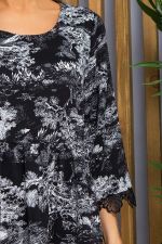 Платье Сибирские кружева (черно-белое) П13400-18М LT Collection