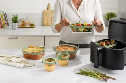 Форма для запекания Lekue Air Fryer, квадратная, силикон, 19 см
