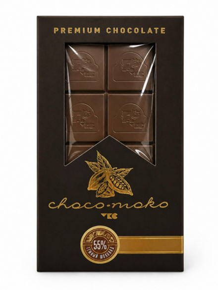 Шоколад темный «choko-moko», 55 % какао, 100 г