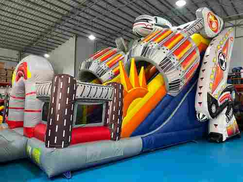 Коммерческий надувной батут «Робот» 8x6x6.5 м