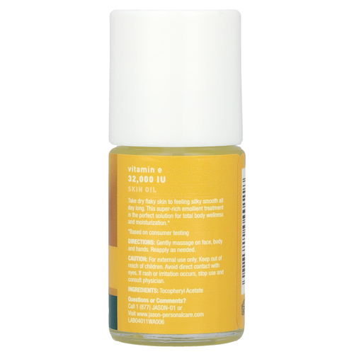 Jason Natural, Масло для кожи с витамином E, 32000 МЕ, 30 мл (1 жидк. Унция)