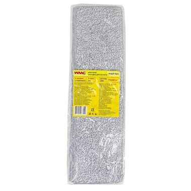 Накладка сменная из микрофибры для швабры WMC-03 (5 шт/к-т) WMC TOOLS WMC-mop3-5pcs