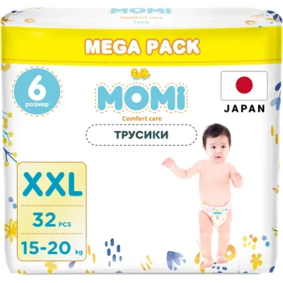Трусики-подгузники MOMI XXL 32 шт