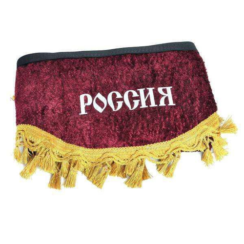 Шторка ламбрекен 210 см/60 х 60 см Россия бордовая Skyway