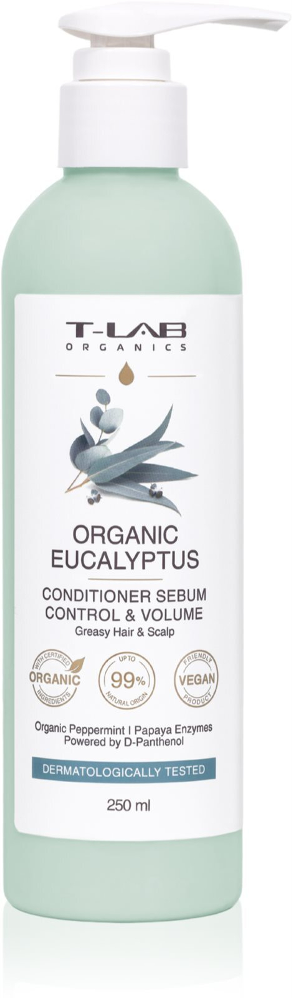 T-LAB Organics Eucalyptus Sebum Control & Volume Conditioner - Кондиционер для объема для жирных волос /   0  ml  / GTIN 5060466666108
