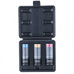 Набор головок ударных шестигранных для колесных дисков 17, 19, 21 мм, 1/2", 3 предмета Gross