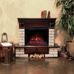 Каминокомплект Real Flame Country Lux Rock 25/25,5 AO с очагом Evrika 25,5