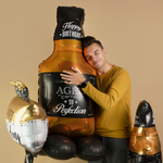 Шар 3D (50''/127 см) Фигура на подставке, Бутылка Виски