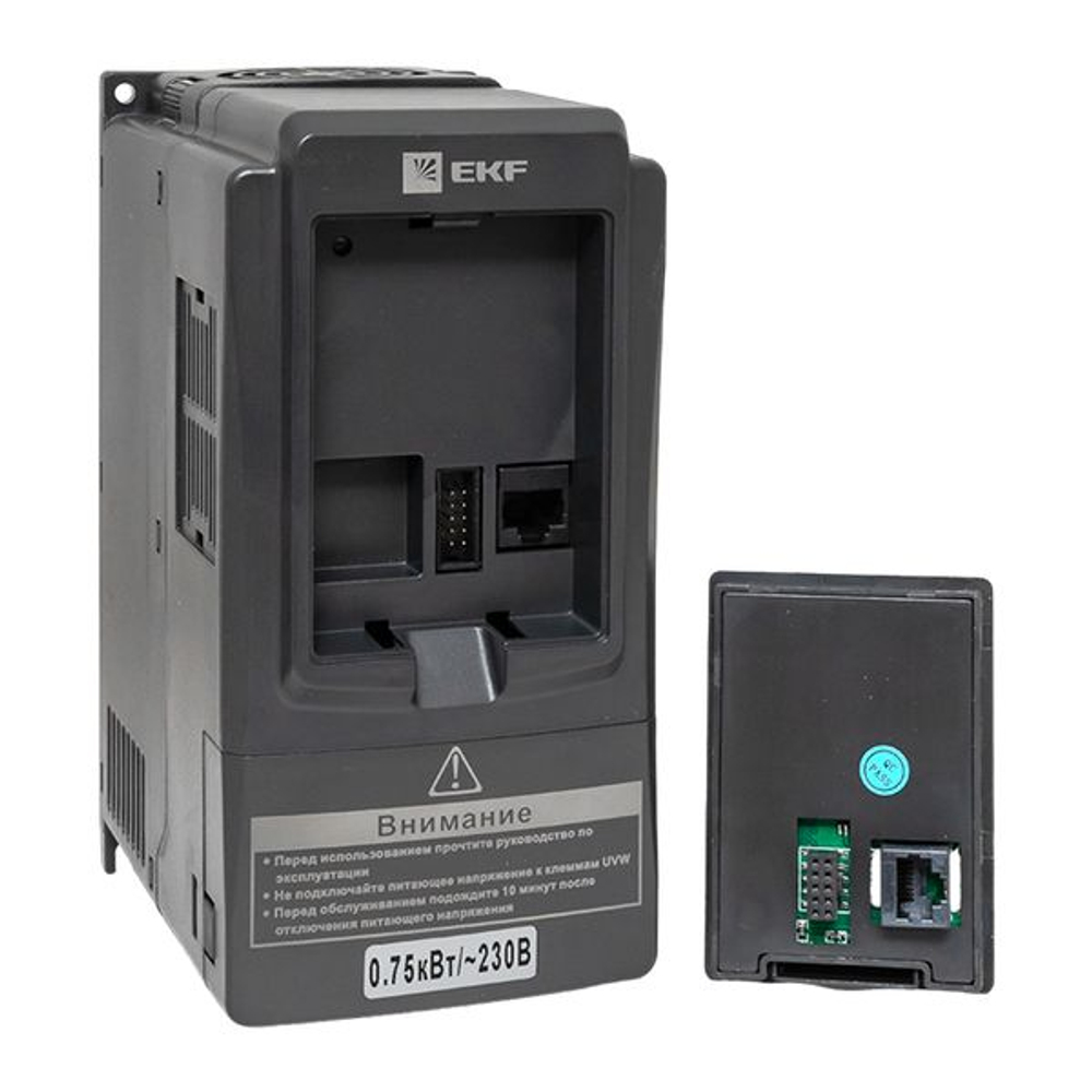Преобразователь частоты 0,75/1,5кВт 1x230В VECTOR-100 EKF PROxima
