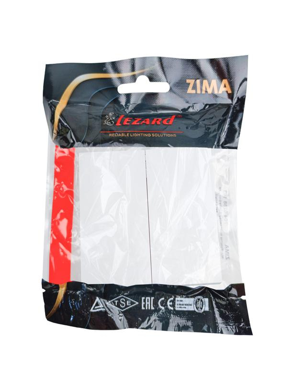 Выключатель 2-кл. СП ZIMA IP20 10А безвинт. зажим бел. LEZARD 704-0288-101QC