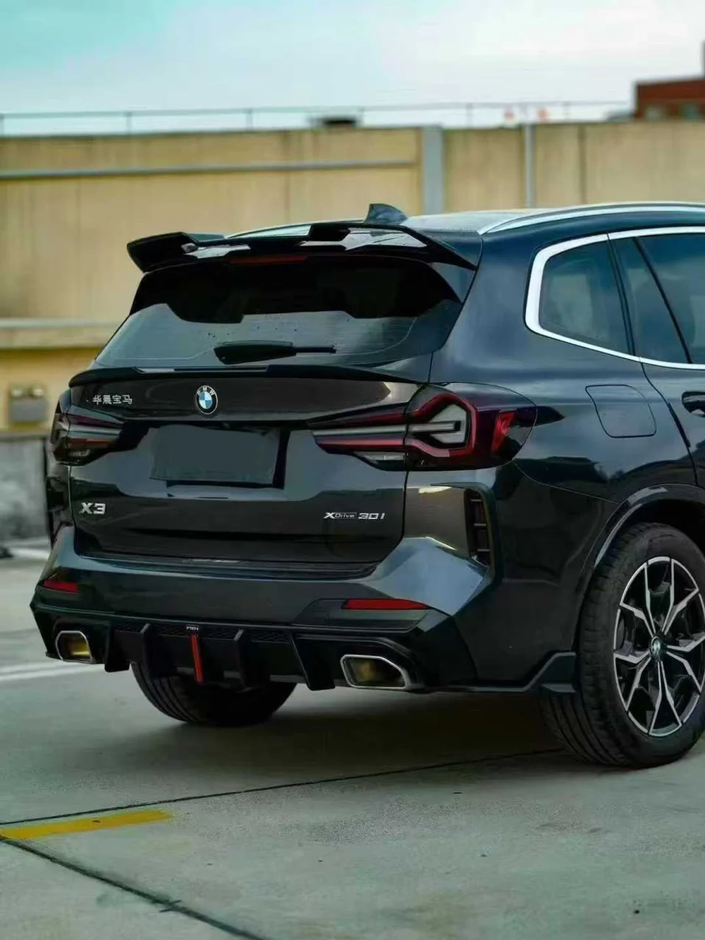 Обвес для BMW X3 G01 / IX3 G08 LCI Рестайлинг БМВ тюнинг губа спойлер диффузор