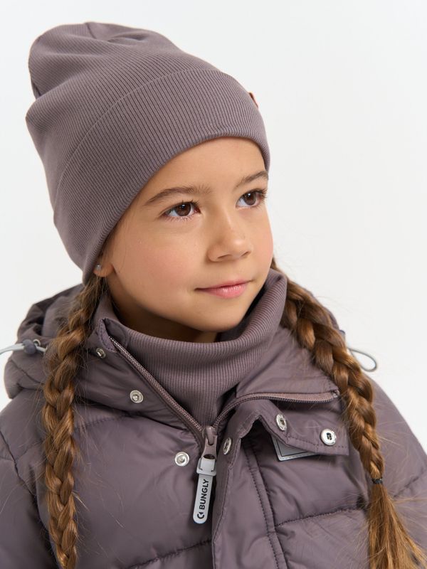 Шапка и снуд трикотажные двухслойные 