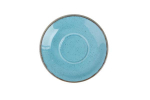 Блюдце большое для кофейной чашки 16 см фарфор цвет бирюзовый Seasons