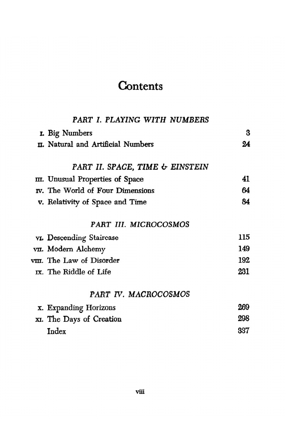 One two three ... infinity. Facts & speculations of science | G. Gamow