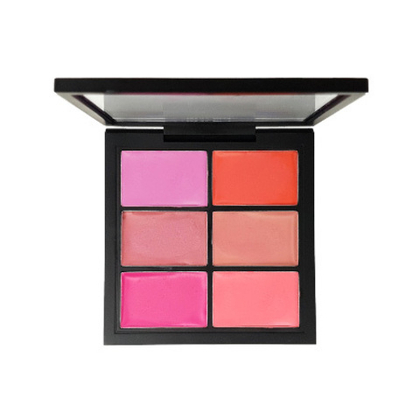 Палетка помад для губ 6 оттенков Makeover Paris Pro Lip Palette The Pinks