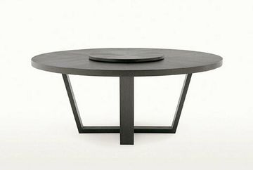 дизайнерский стол LOTUS  ROUND WOOD ( by Steel Arts)