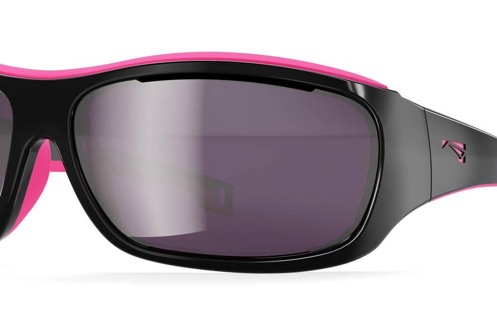 Спортивные очки LiP Tide / Gloss Black - Pink Rubber / PC / Vivide Silver Copper Smoke