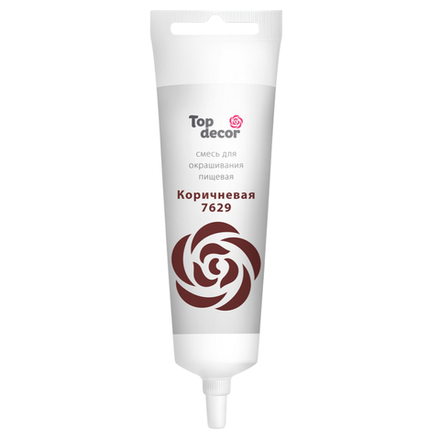 Смемь для окрашивания пищевая Top Decor Коричневый 100 гр